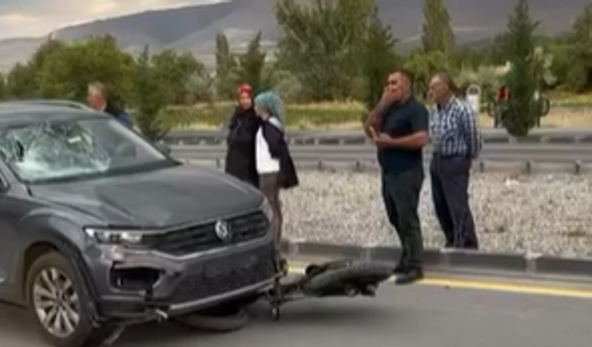 Niğde’de otomobil ile bisiklet çarpıştı: 1 yaralı