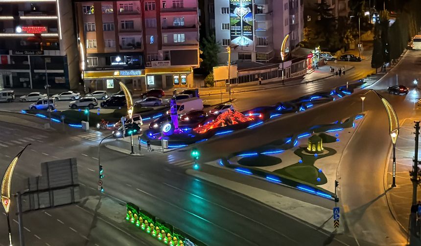 Derbent Kavşağı’na estetik görünüm kazandırıldı
