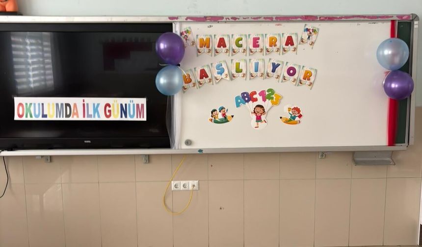 Niğde’de sınıflar minik öğrenciler için süslendi