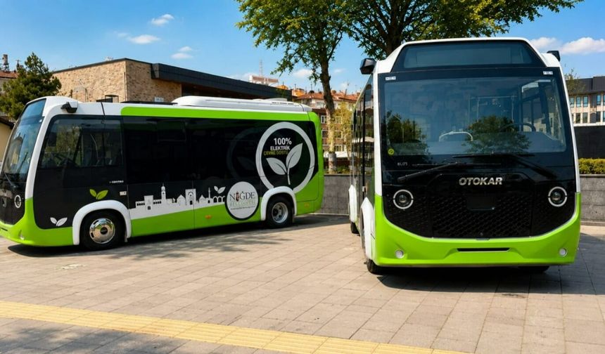 Niğde Belediyesi elektrikli toplu taşıma araçlarını kiralayacak