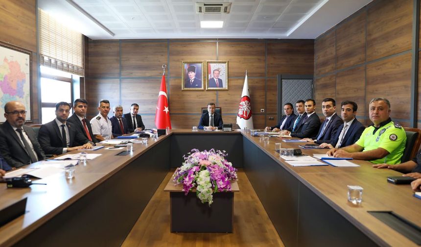 Niğde’de güvenlik ve asayiş tedbirleri değerlendirildi