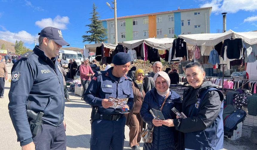 Çamardı’da vatandaşlara güvenlik ve farkındalık bilgilendirmesi