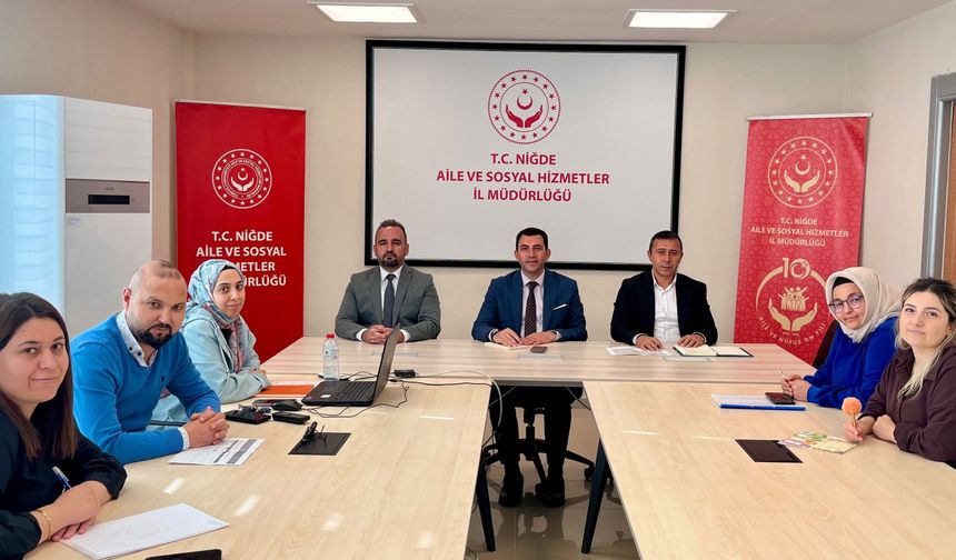 Niğde’de çocukların gelişimi için çalışmalar değerlendirildi