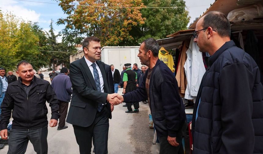 Vali Akmeşe esnafları tek tek gezdi