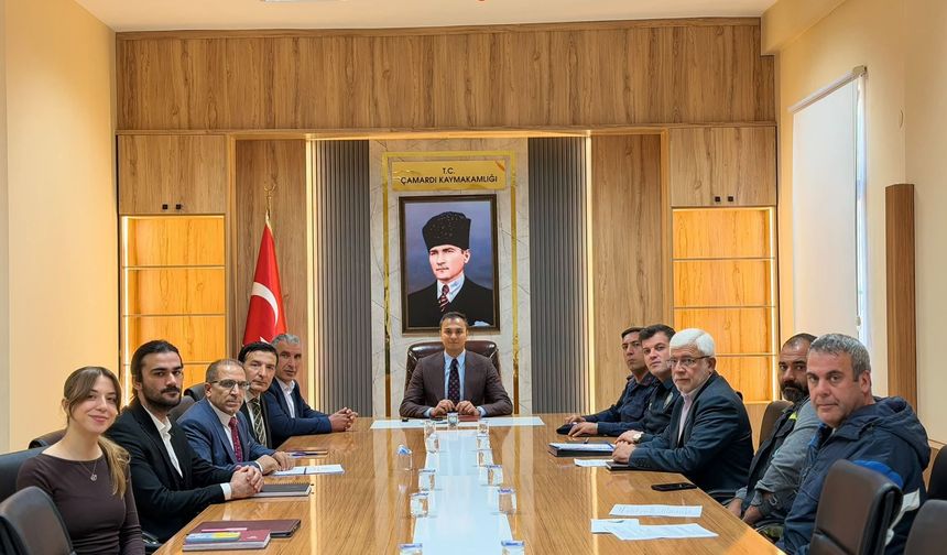 Çamardı’da 29 Ekim Cumhuriyet Bayramı hazırlıkları değerlendirildi
