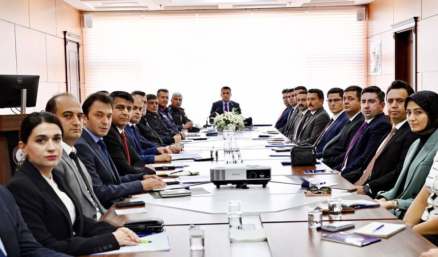 Niğde’de suçla mücadele toplantısı gerçekleştirildi
