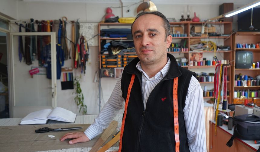Niğde'de soğuklar yaklaşırken terziler işlerin artmasını bekliyor