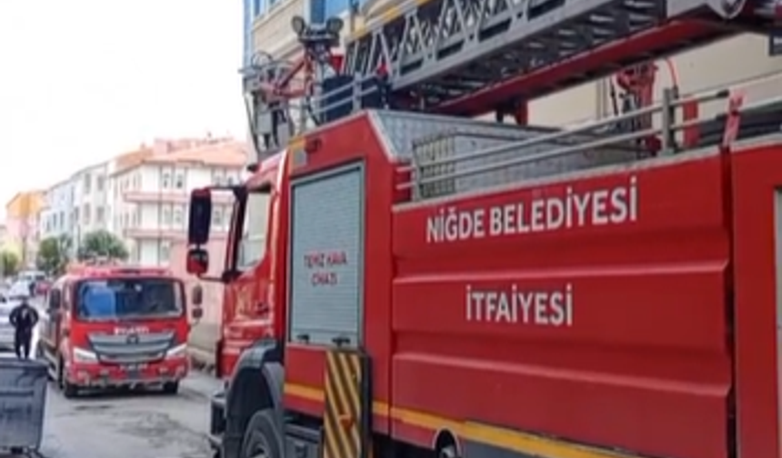 Niğde’de ocakta unutulan yemek ekipleri harekete geçirdi