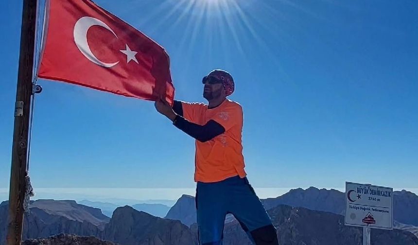 Zirve tırmanışı yapan dağcı uçurumdan düşerek hayatını kaybetti