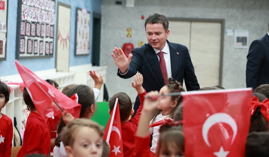 Cumhuriyet coşkusu kreşlere taştı