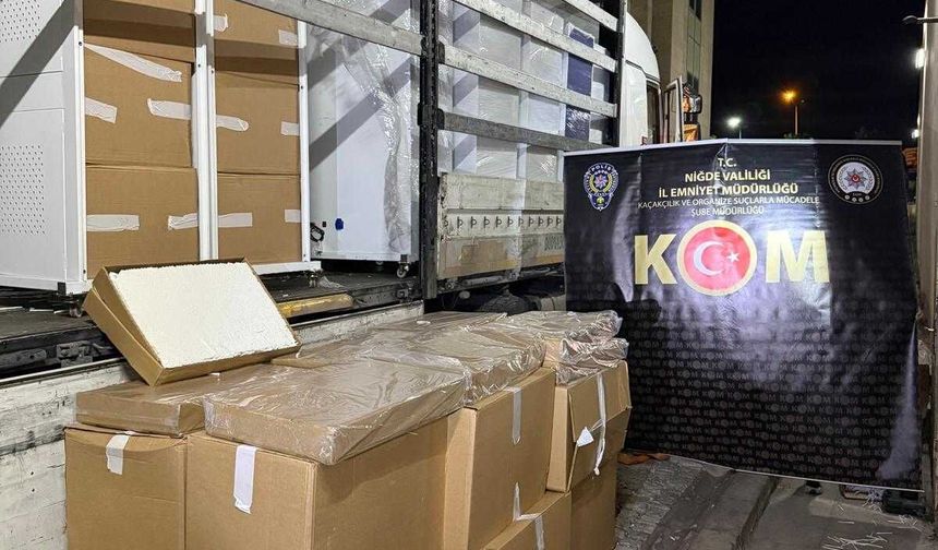 Niğde’de kaçakçılık operasyonu: 2 şüpheli tutuklandı