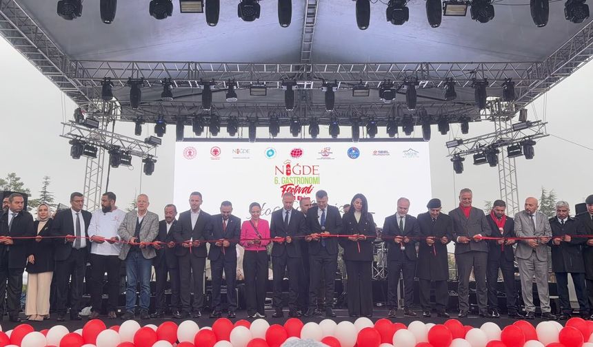 Niğde’de 6. Gastronomi Festivali törenle başladı