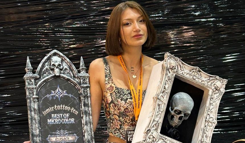 Elif Aksel, İzmir Tattoo Fest 2026’da derece elde etti