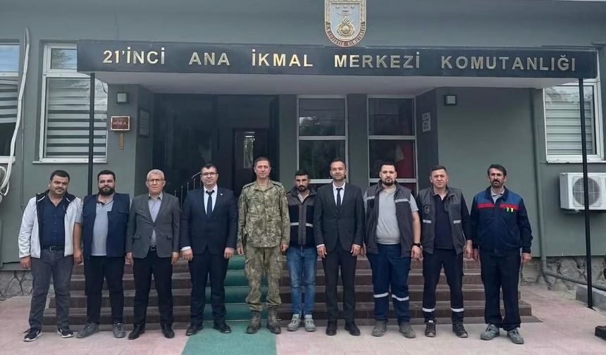 Türk Harb-İş Sendikası’ndan Yarbay Çelik’e ziyaret