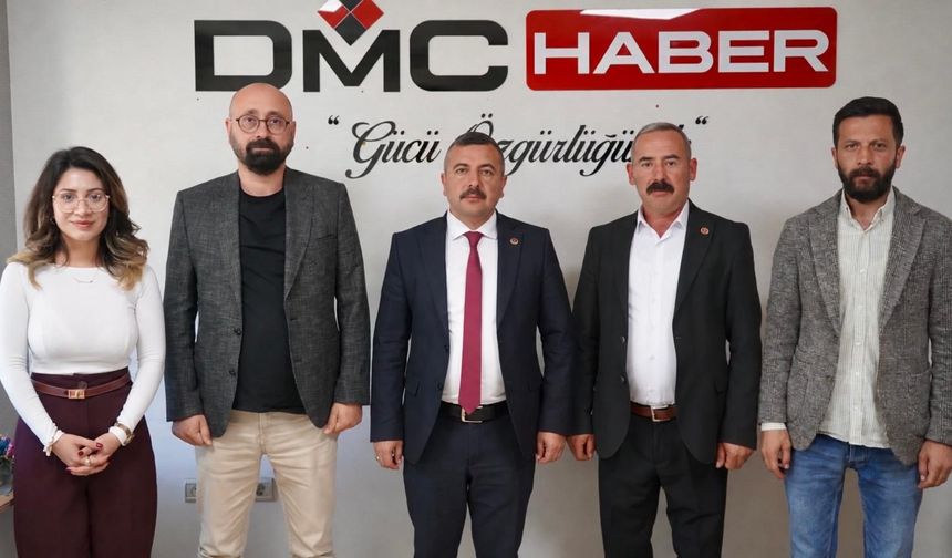 Çiftlik Belediye Başkanı Çakıl’dan DMC Haber’e ziyaret