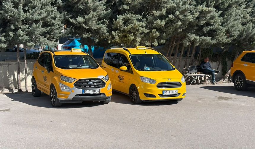 Niğde’de taksi ücretlerine yüzde 35 zam