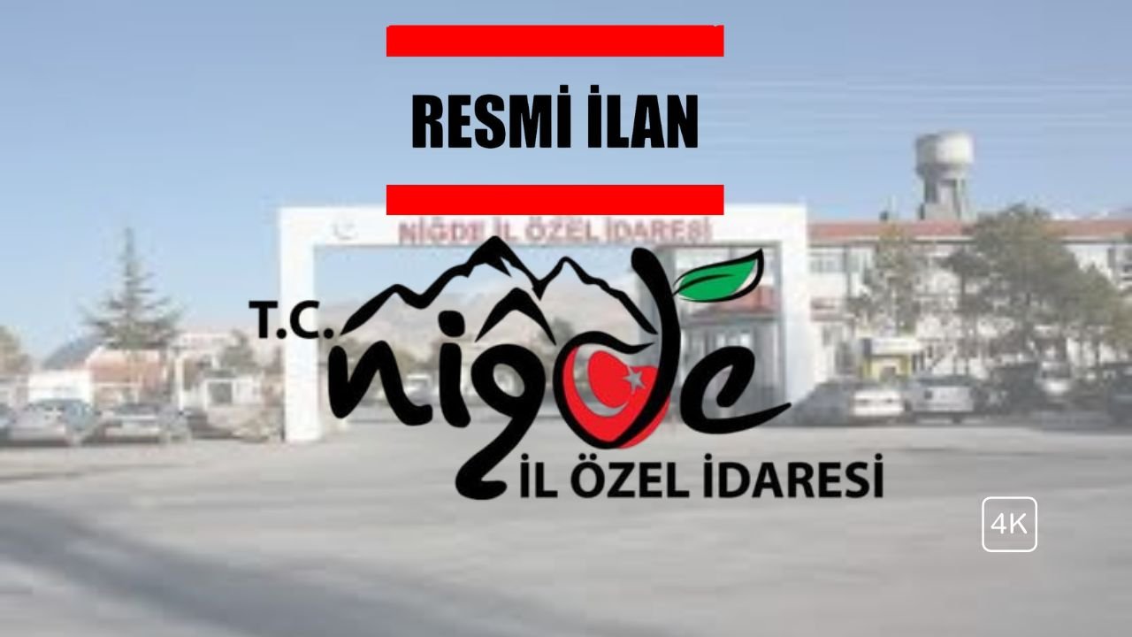 NİĞDE İL ÖZEL İDARESİNDEN İHALE İPTAL İLANI