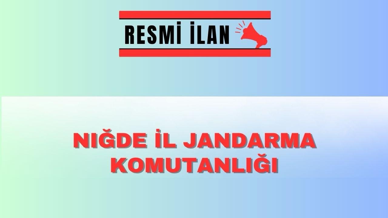 NİĞDE İL JANDARMA KOMUTANLIĞI KATI YAKIT (KÖMÜR) SATIN ALINACAKTIR