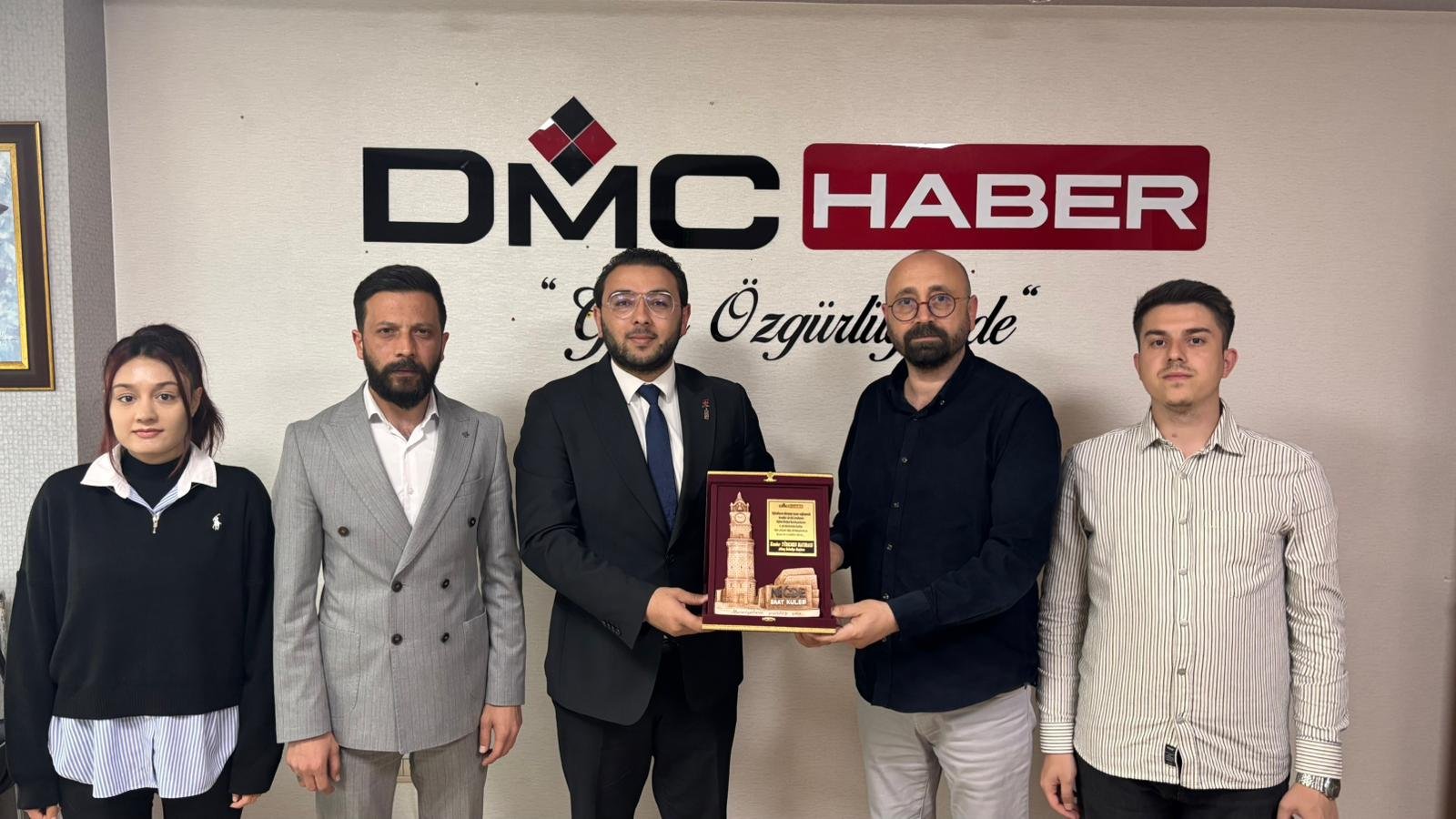 Başkan Türkmen’den DMC Haber’e 6. yıl ziyareti