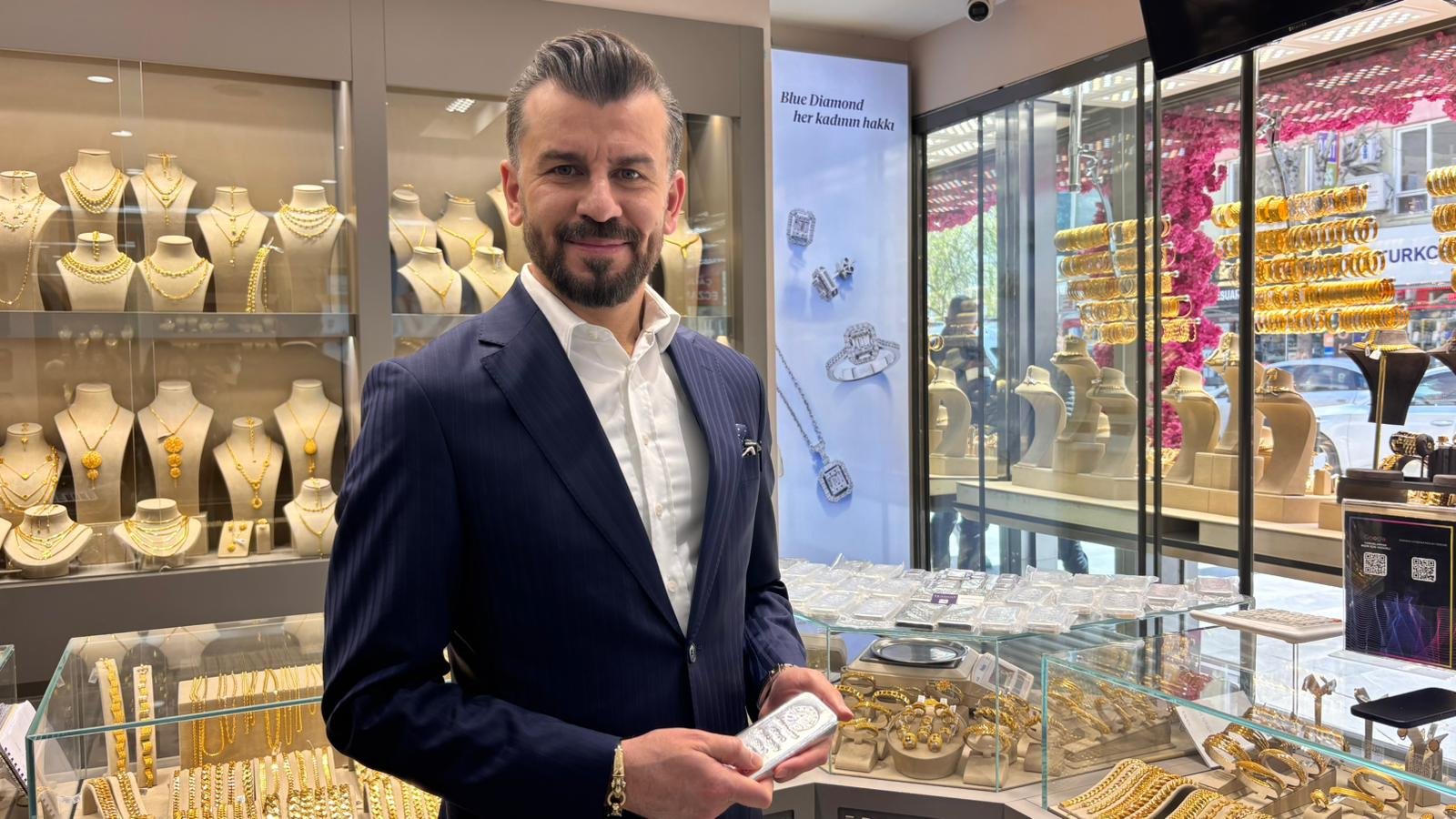 Niğde’de kuyumcu Erdoğdu: “Gümüş haftaya yükselişle başladı”