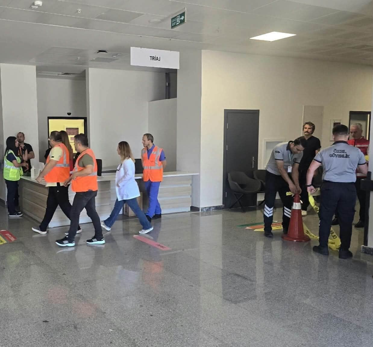 Hastanede rehine tatbikatı gerçekleştirildi