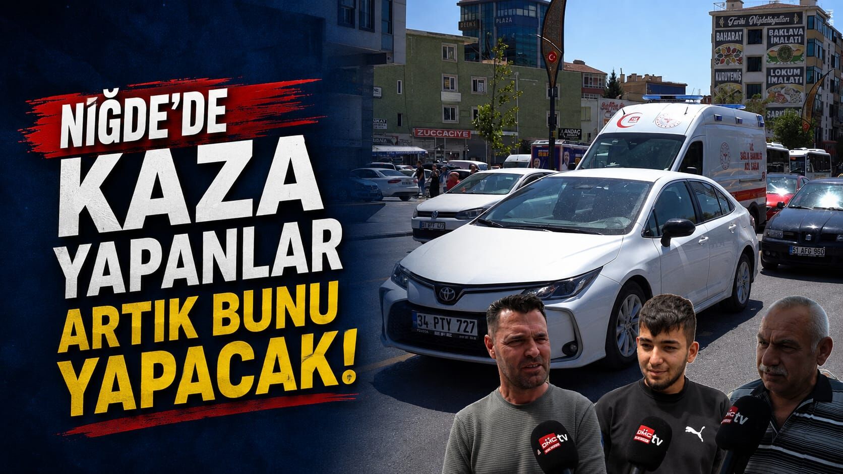 Niğde’de kaza yapanlar artık bunu yapacak!