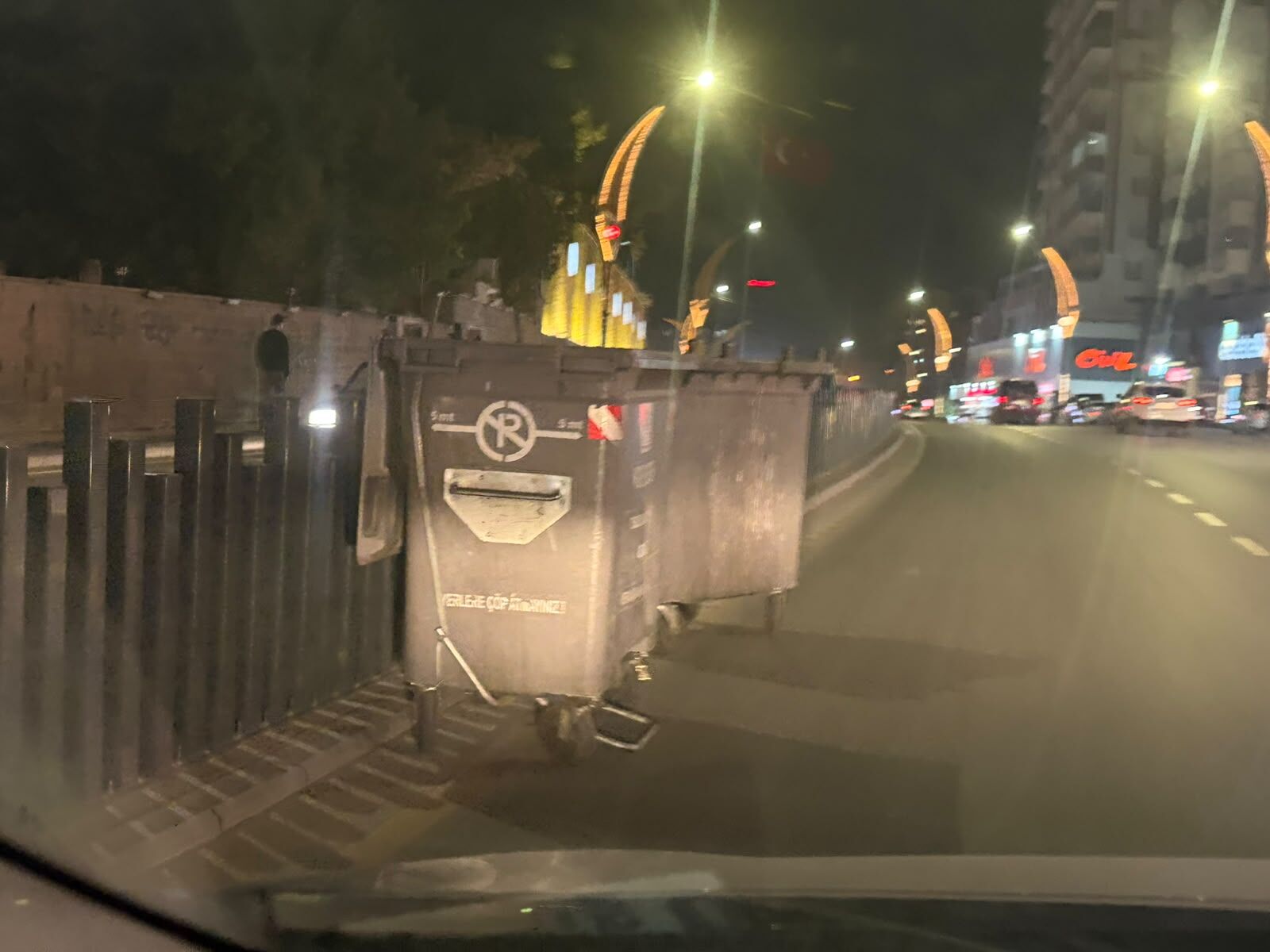 Rüzgarın sürüklediği şey görenleri şaşırttı