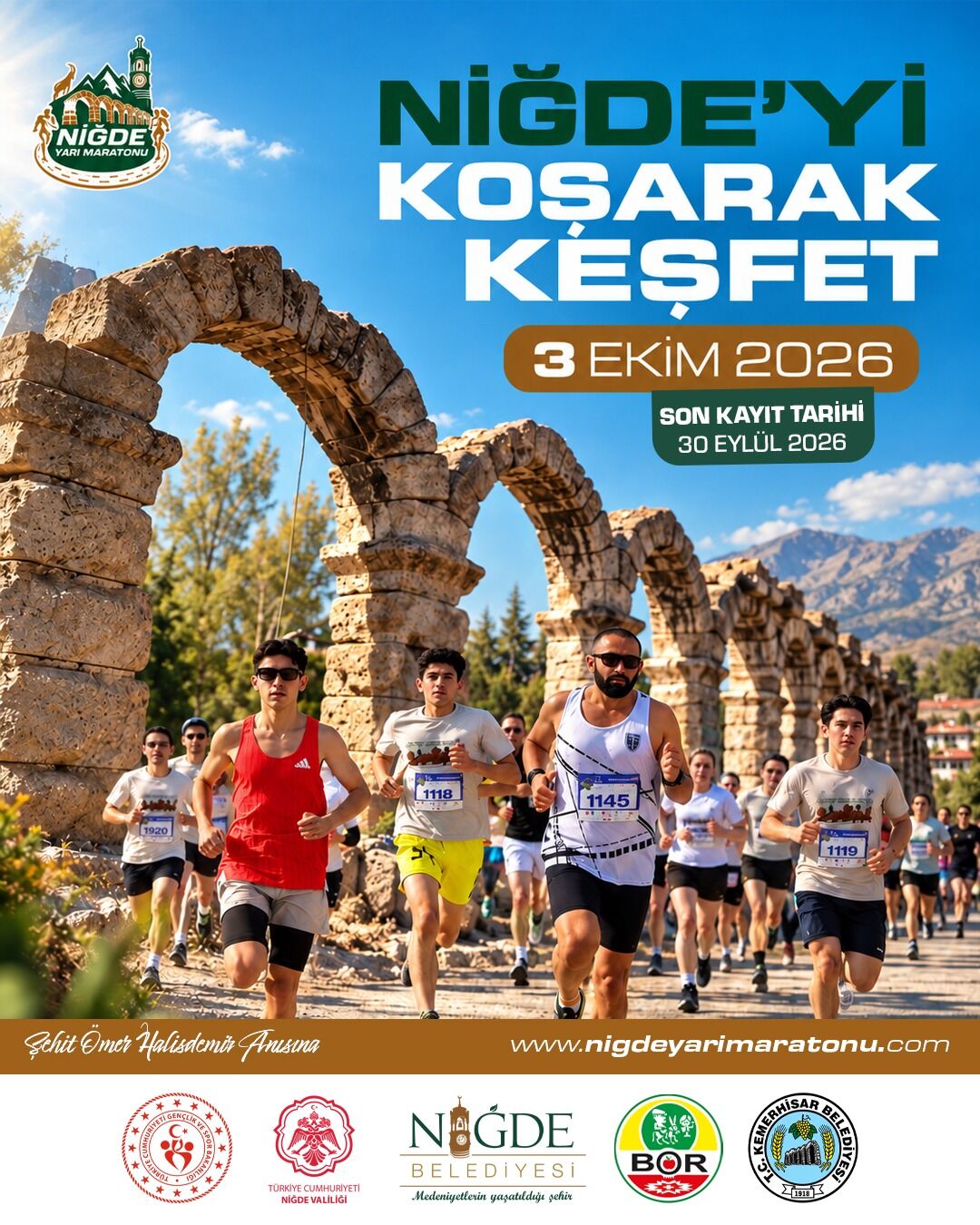 3. Geleneksel Yarı Maratonu heyecanı 3 Ekim’de yaşanacak